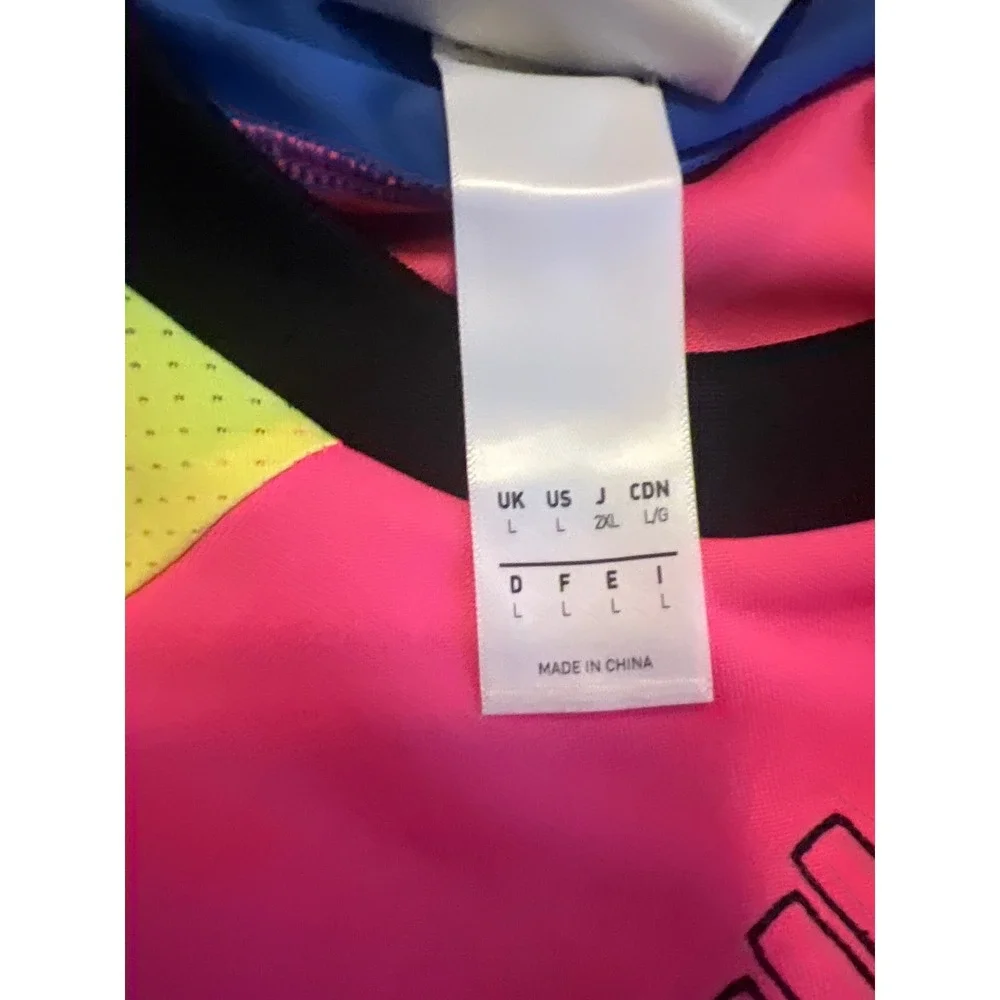 Adidas Graphic LO LS T Mens large  Pink New Jersey Style T-Shirt JW0203